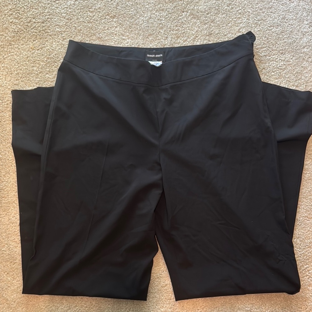 Black Giorgio Armani pants size 48 Italian (16) 32” - 33” inseam